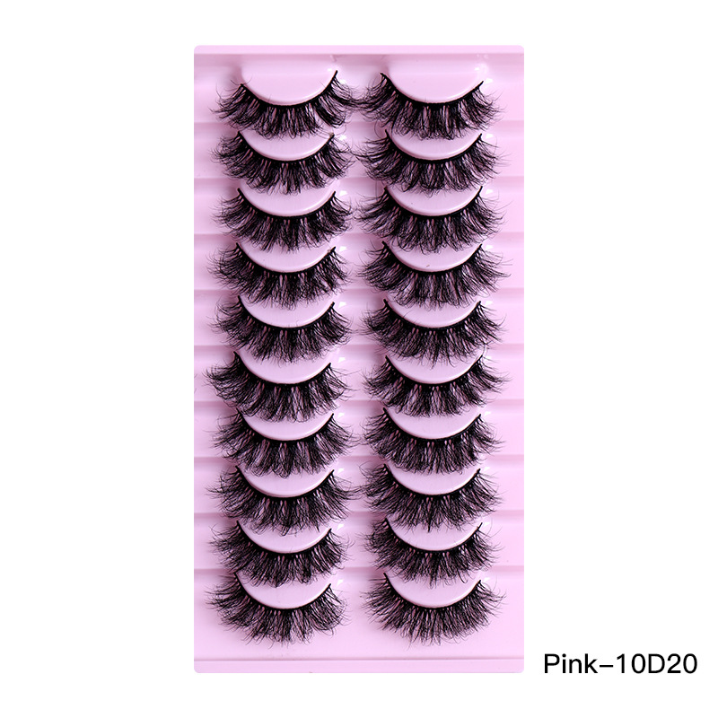 10 pairs Pink-10D20