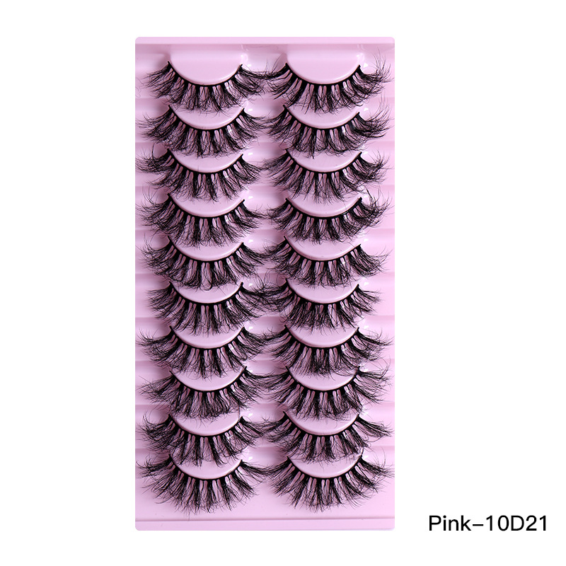 10 pairs Pink-10D21