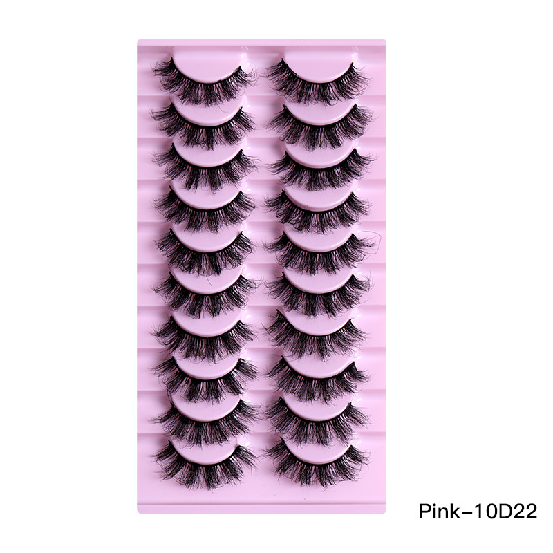 10 pairs Pink-10D22