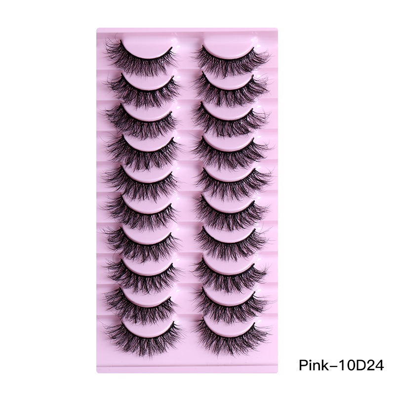 10 pairs Pink-10D24