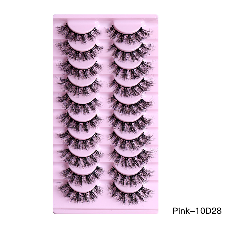 10 pairs Pink-10D28