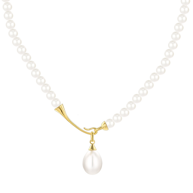 Yellow gold - Pearl