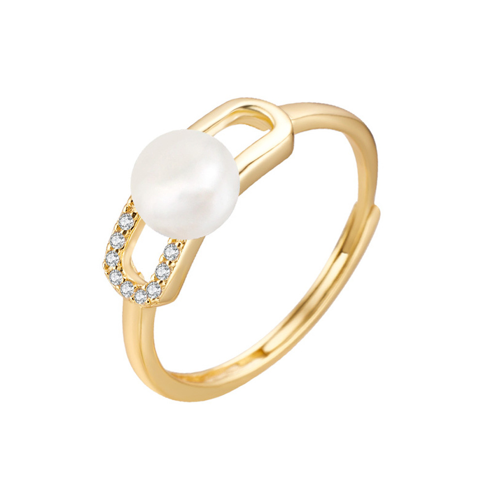 Yellow gold - Pearl