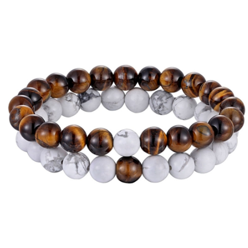 4:tiger eye/import white turquoise