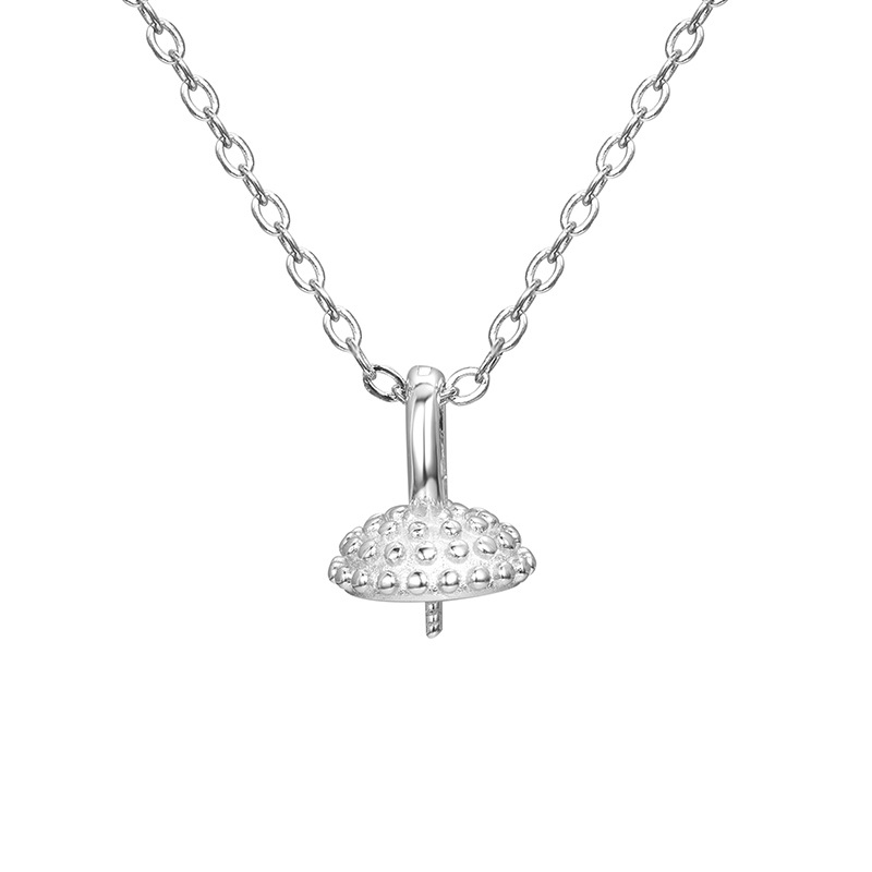 5:Universal button Pendant (including chain) - White gold - Air support -40x5cm