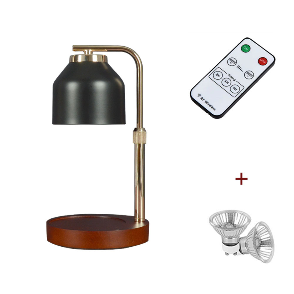 Black cover   gold rod   walnut seat   multi-function wireless remote control   2 light bulbs