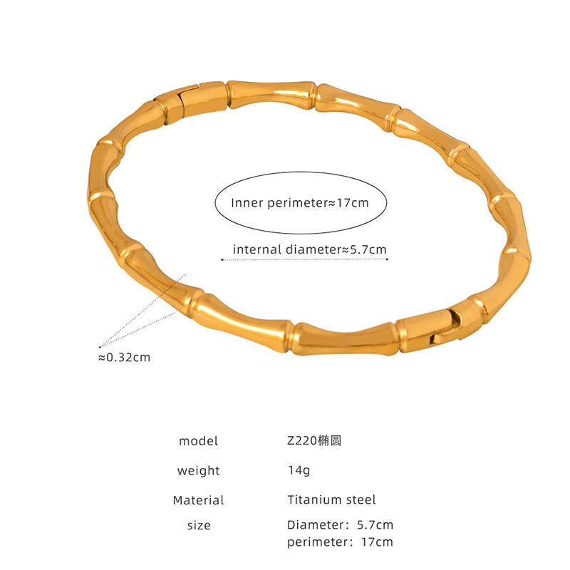 5:Z220- Oval gold