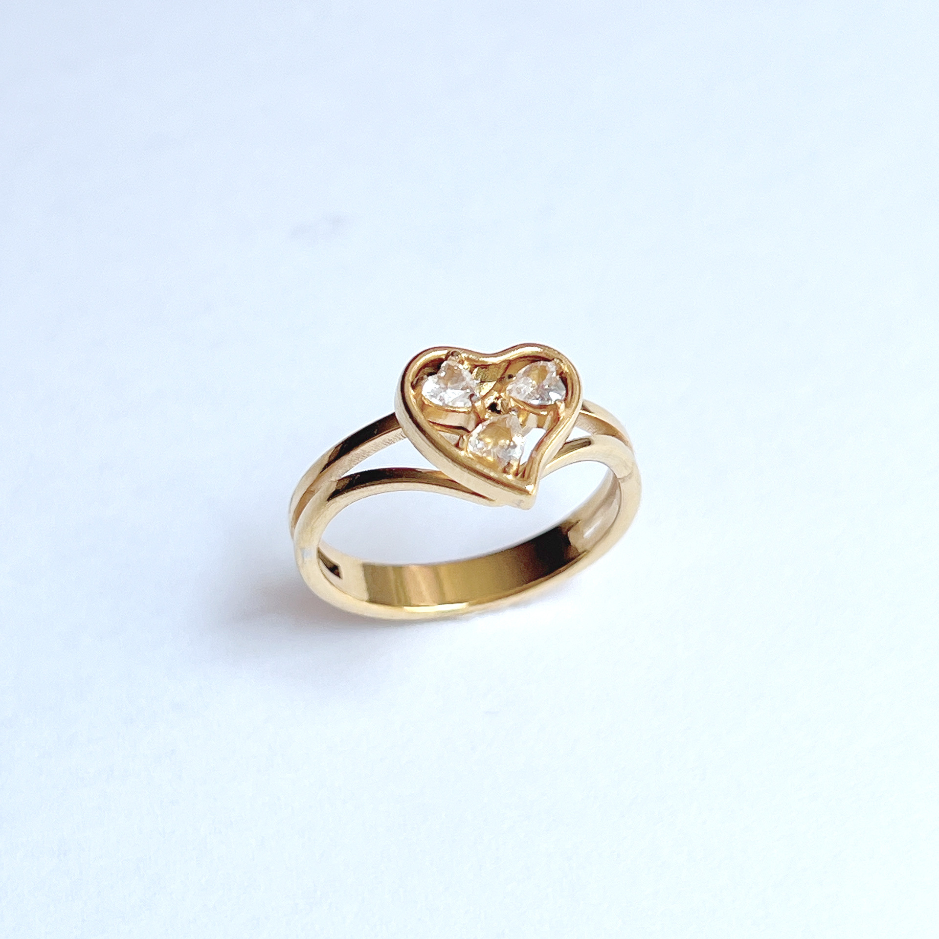 Three Zircon Rings ( Love )