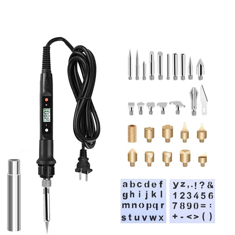 Adapter   US gauge digital display electric soldering iron  28 sets