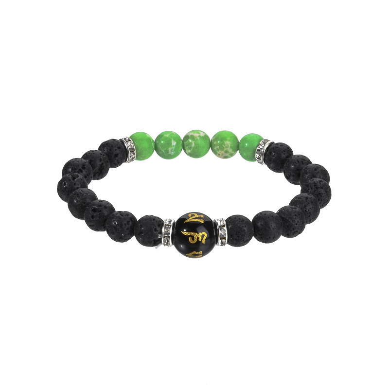 6:Lava beads green