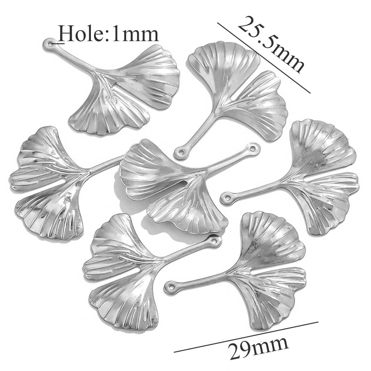 Ginkgo leaves-steel color