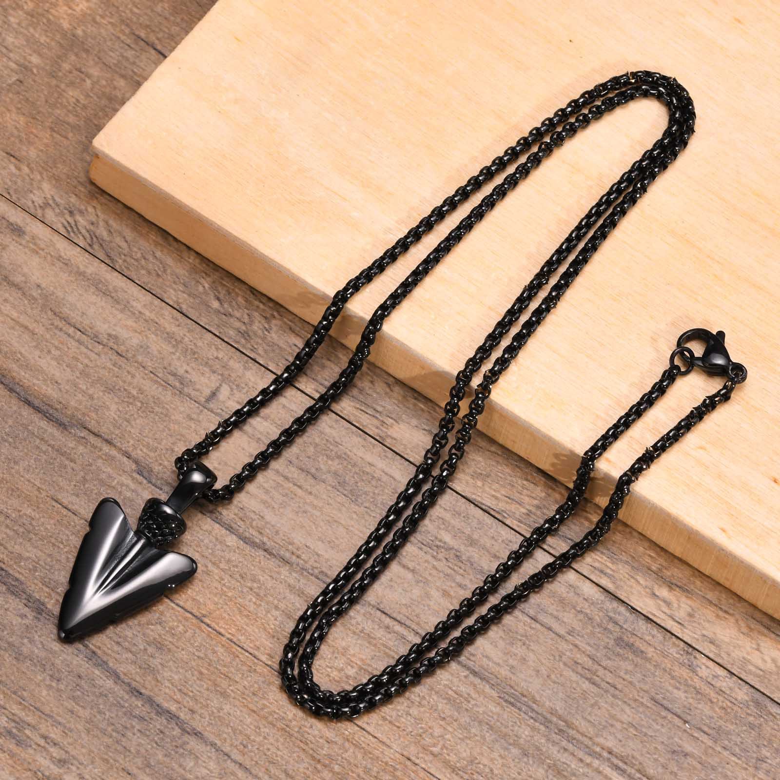 2:Black Pendant - with chain