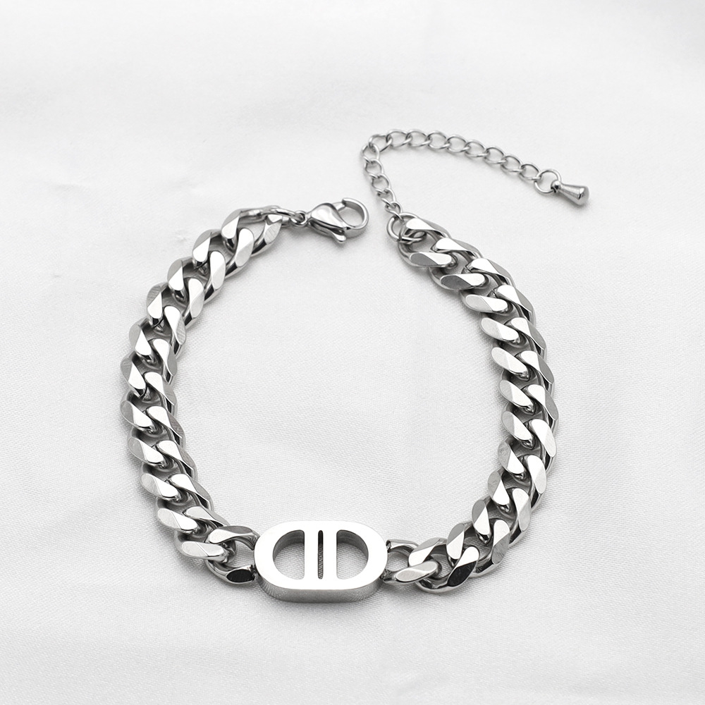 D bracelet 16cm with 5cm extender chain