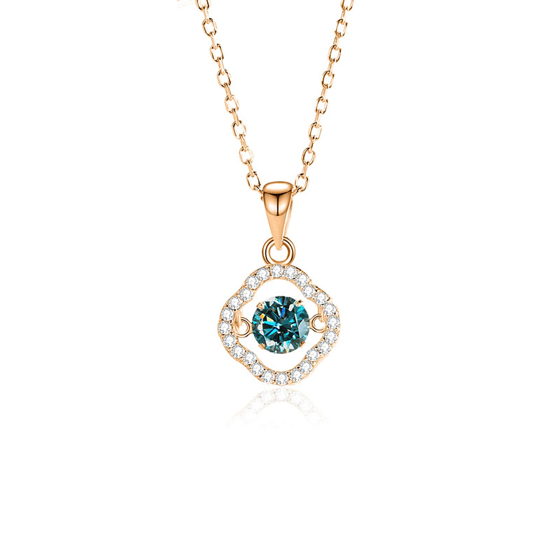 8:Mosan green diamond rose gold