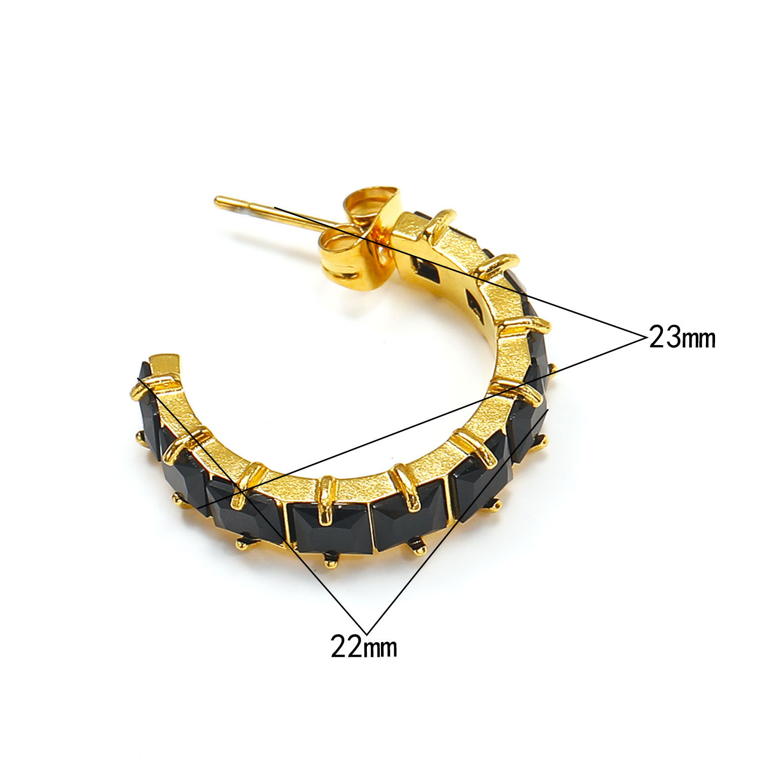 1:Gold black zircon