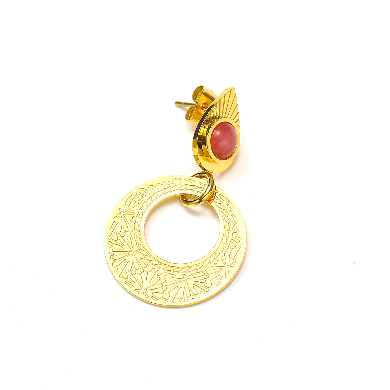 Golden pink cat eye