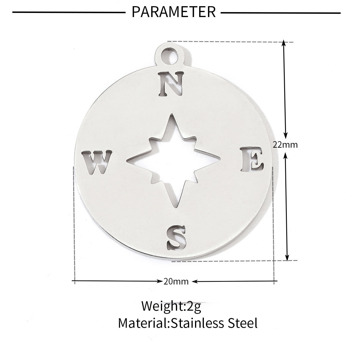 Steel Color Compass