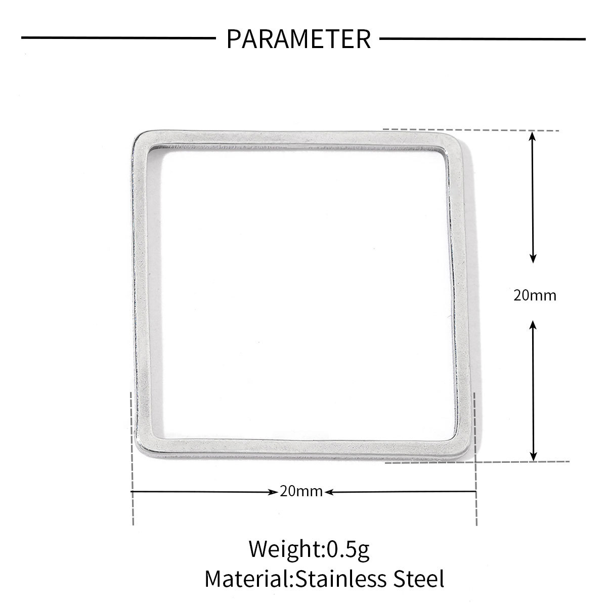 Steel color square