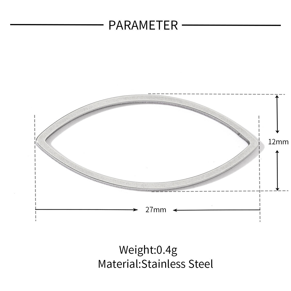 Steel horse eye