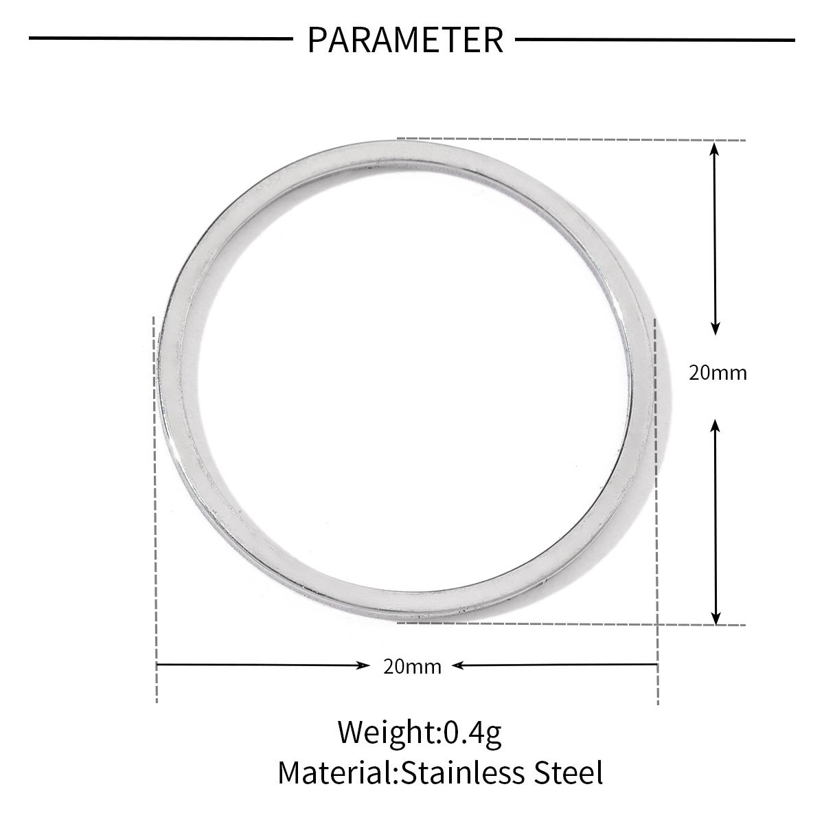 7:Steel color round