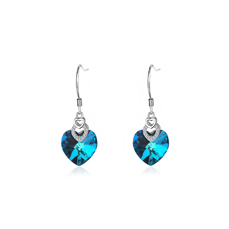 6:Earring gradient blue-10x31mm