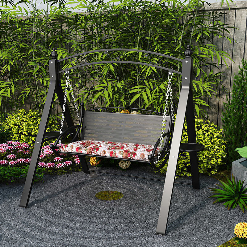 Upgrade black double flower rattan