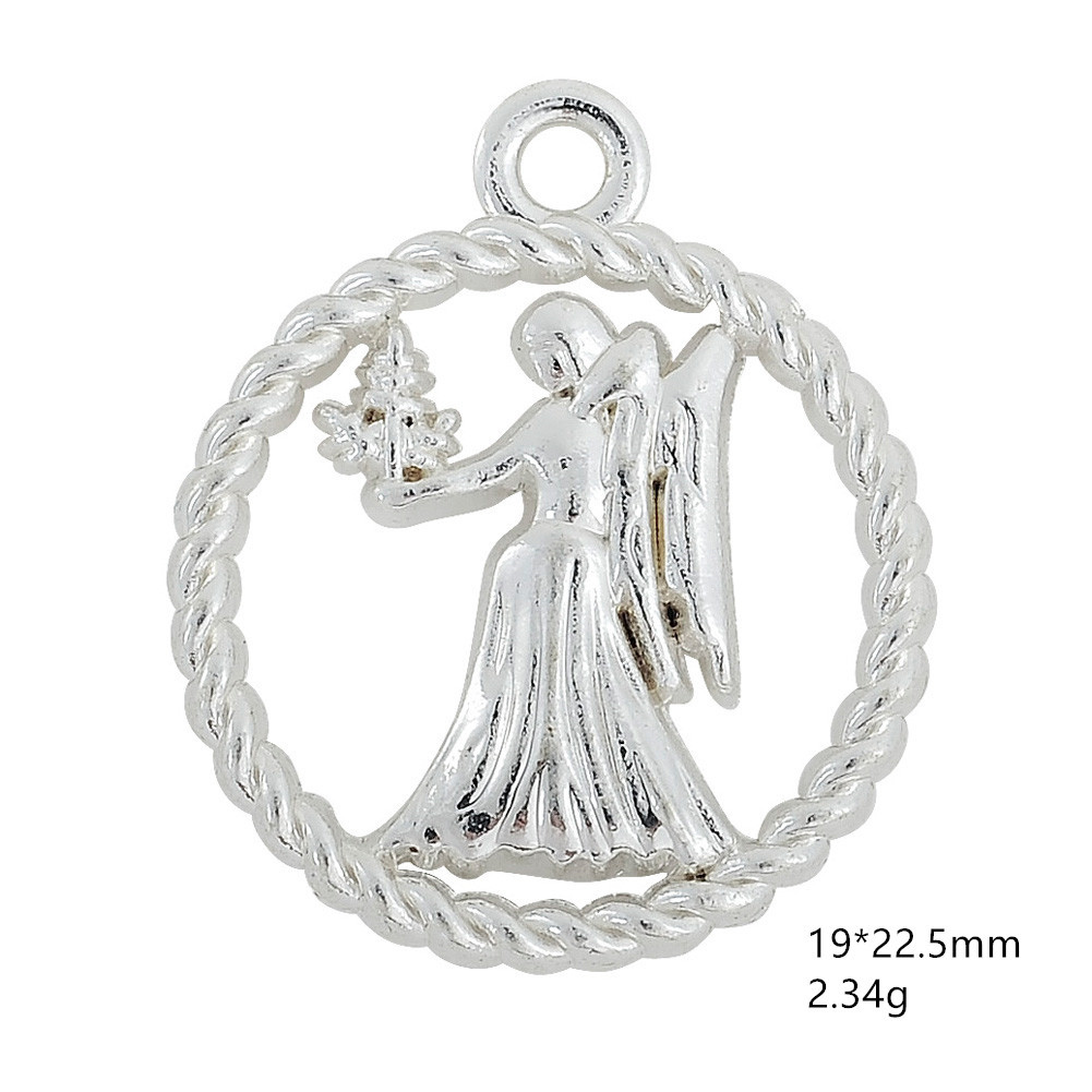 Virgo-antique silver