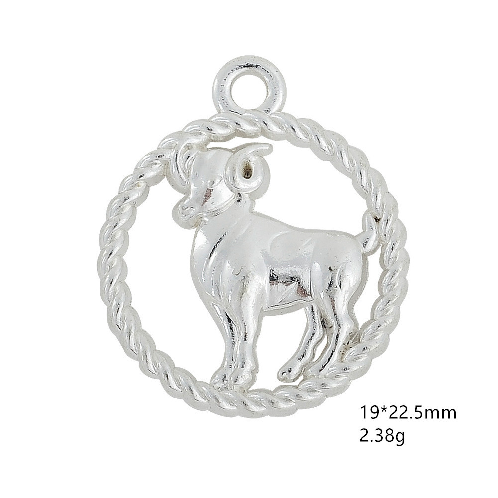 Aries-antique silver