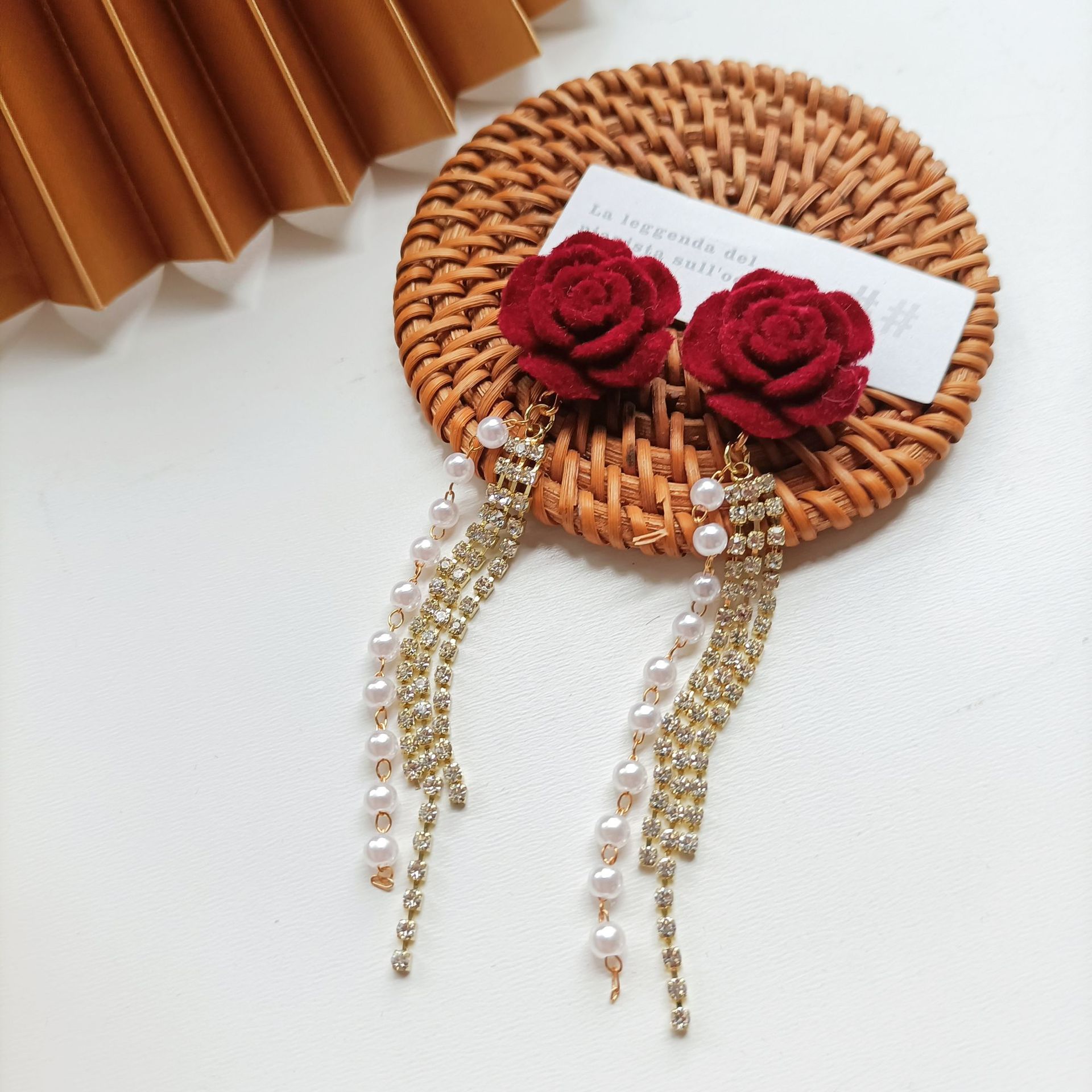 2:Long Tassel padded ear clip8cm