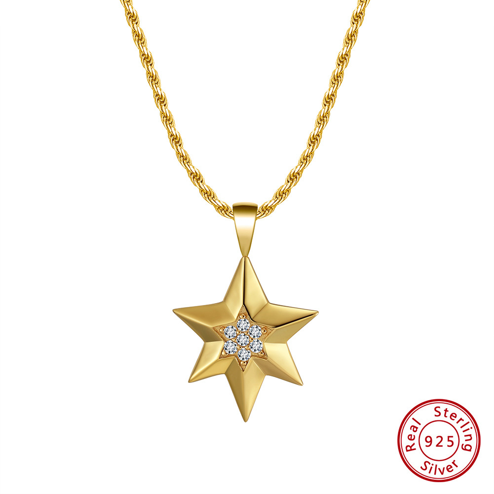 Single pendant plating: 18K gold -24x16mm