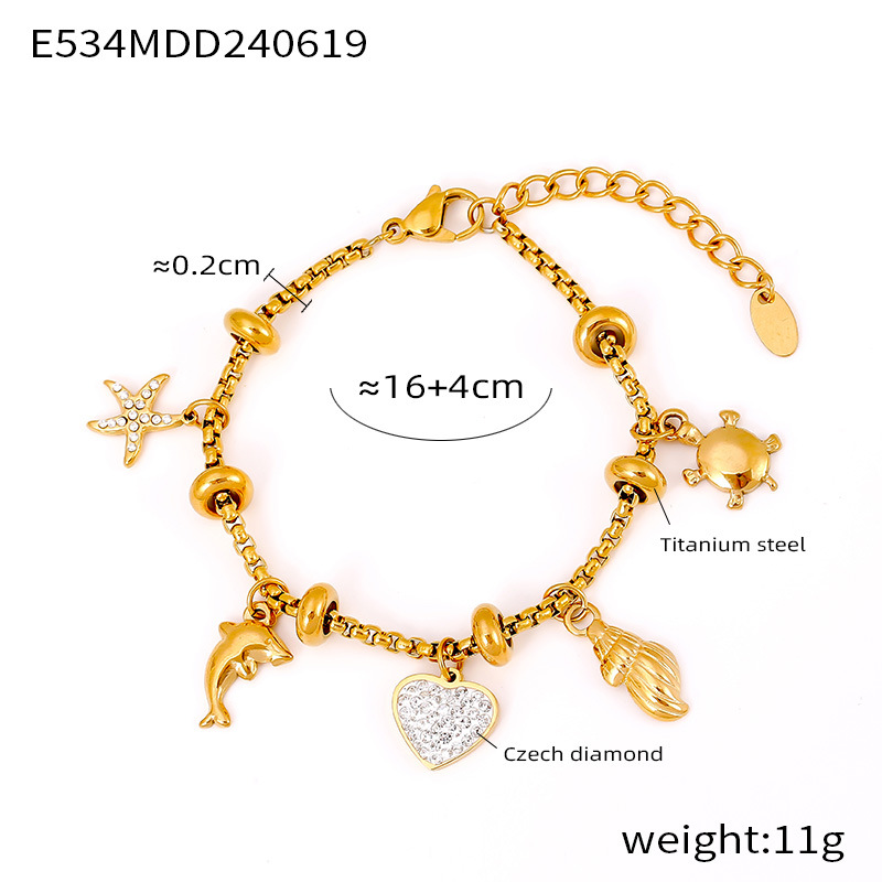 4:Gold bracelet