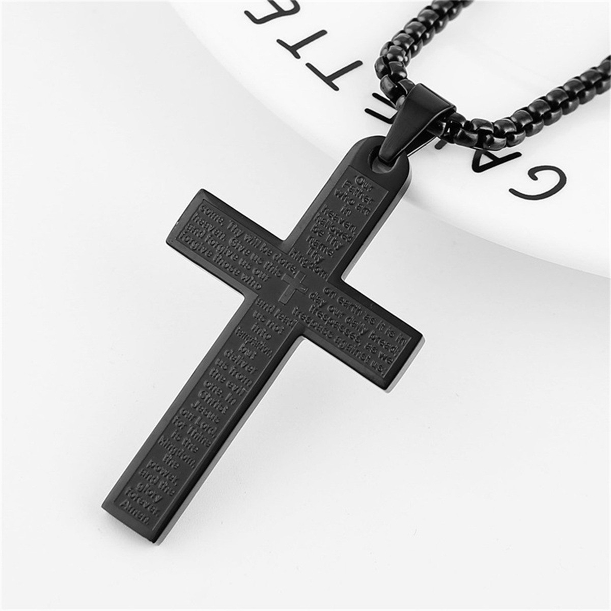 Black Single Pendant