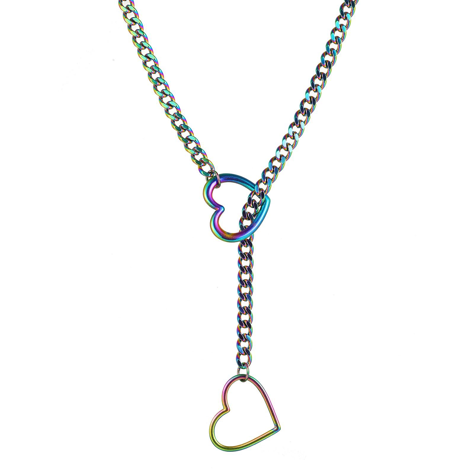 4:Colorful love necklace