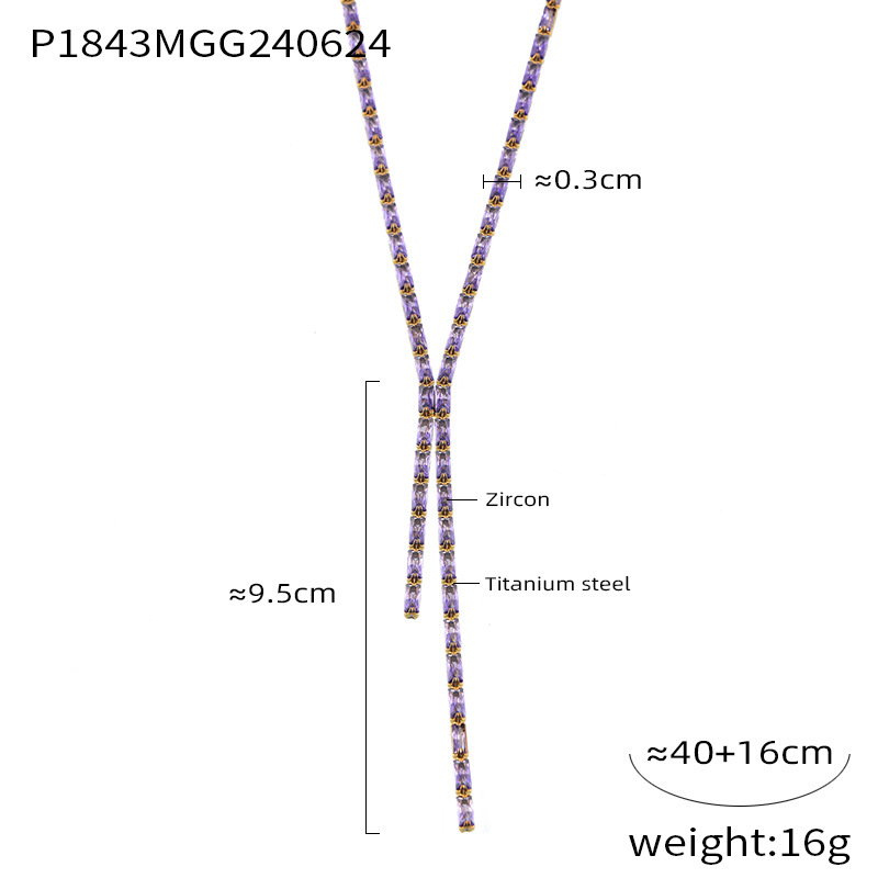 5:Gold purple zirconium