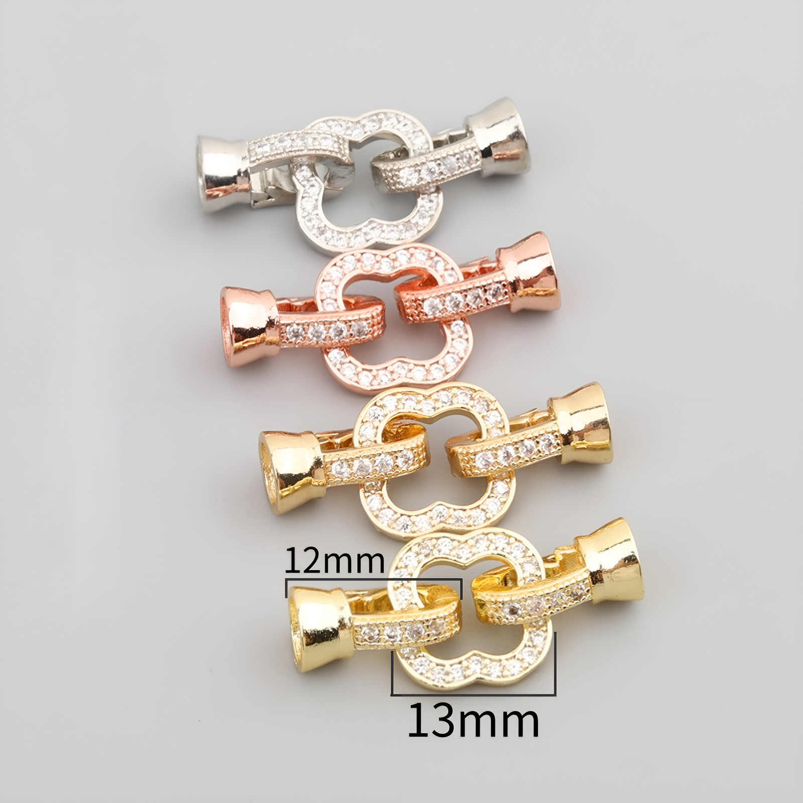 Four-leaf Clover buckle Rose gold/color preservati