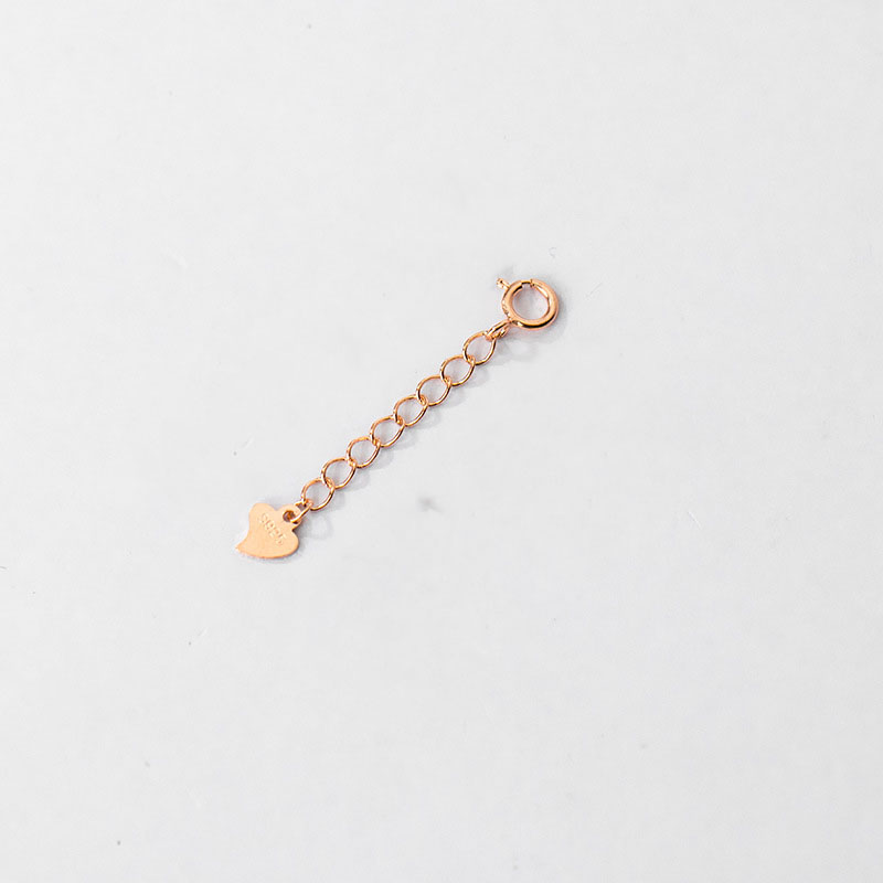 rose gold color plated heart-shaped 3cm