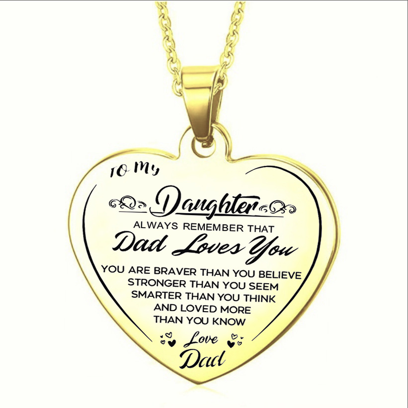 gold DAD-DAUGHTER