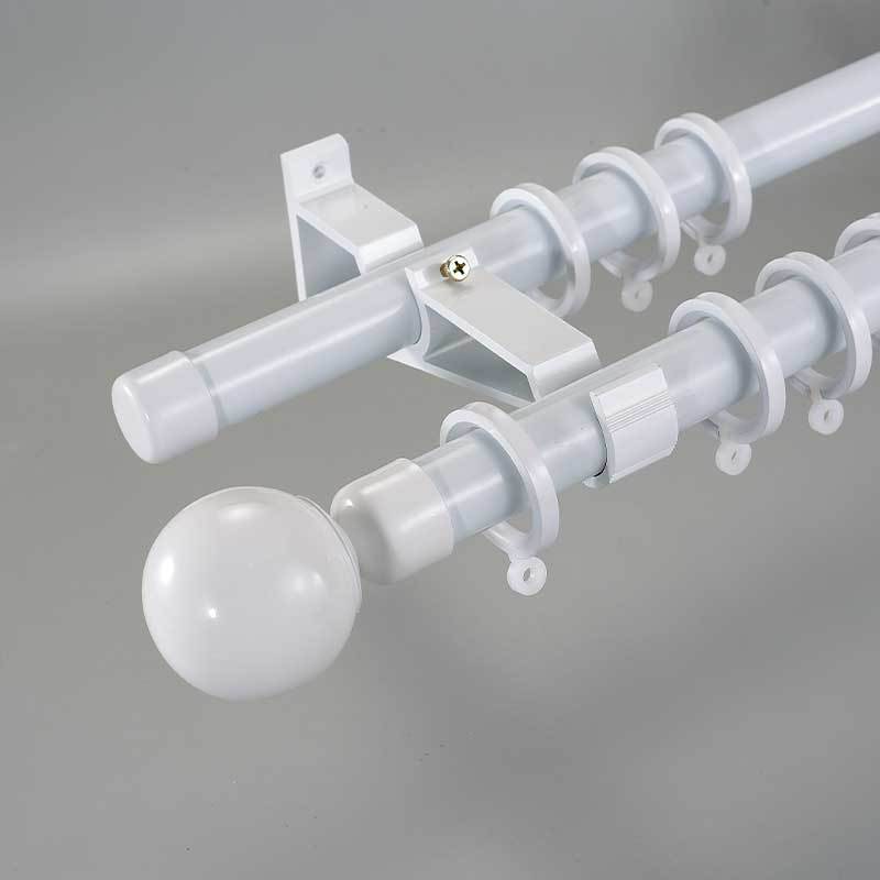 White round head double pole / 2m