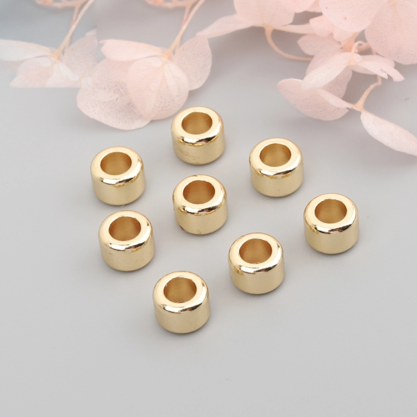 14K gold/Color 4mm*6mm (hole 3.1mm)