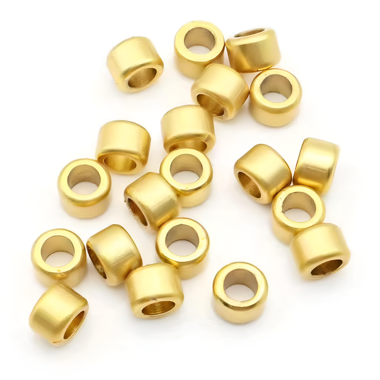 Old gold/Color 4mm*6mm (hole 3.1mm)