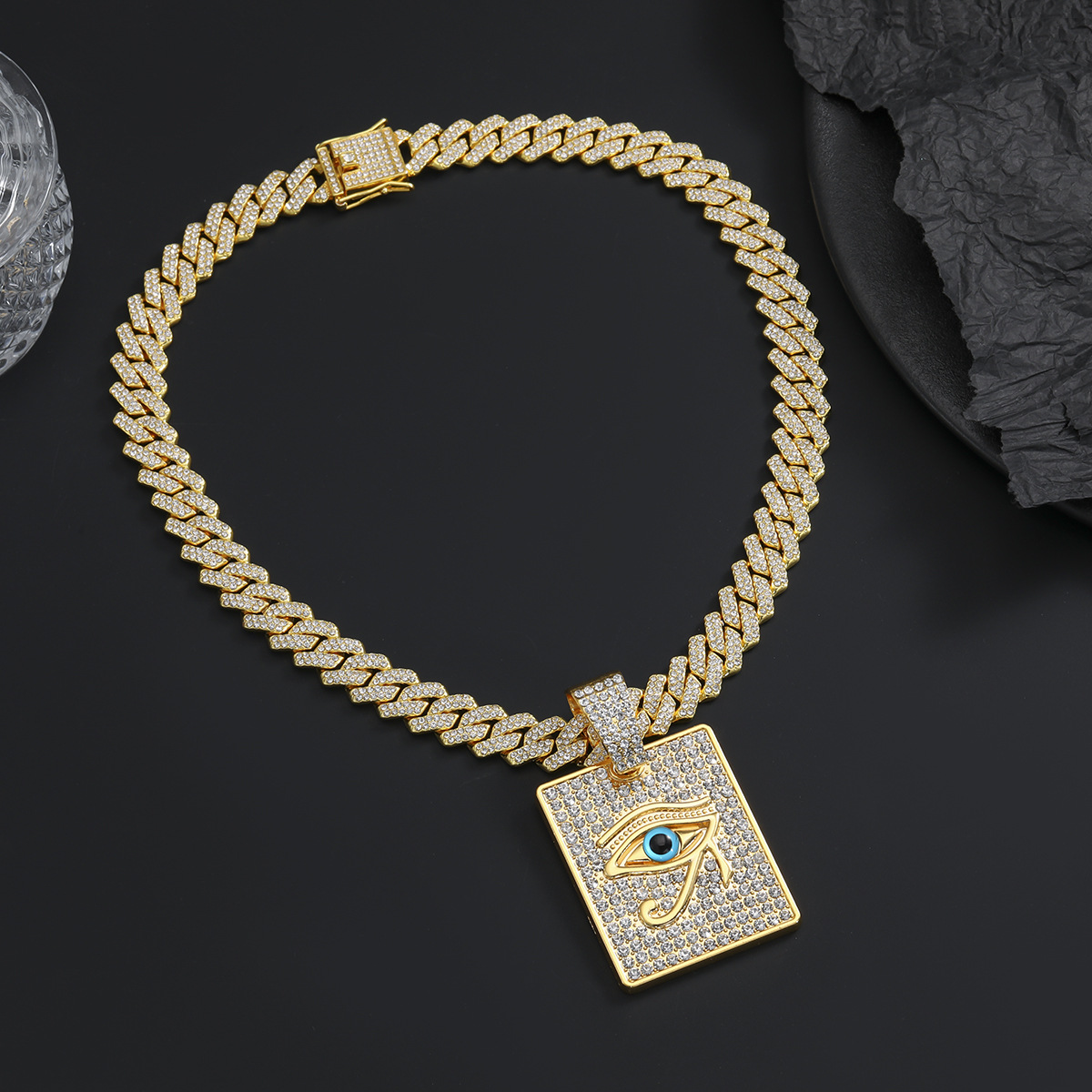 Pendant + Cuban Chain [gold] -50cm