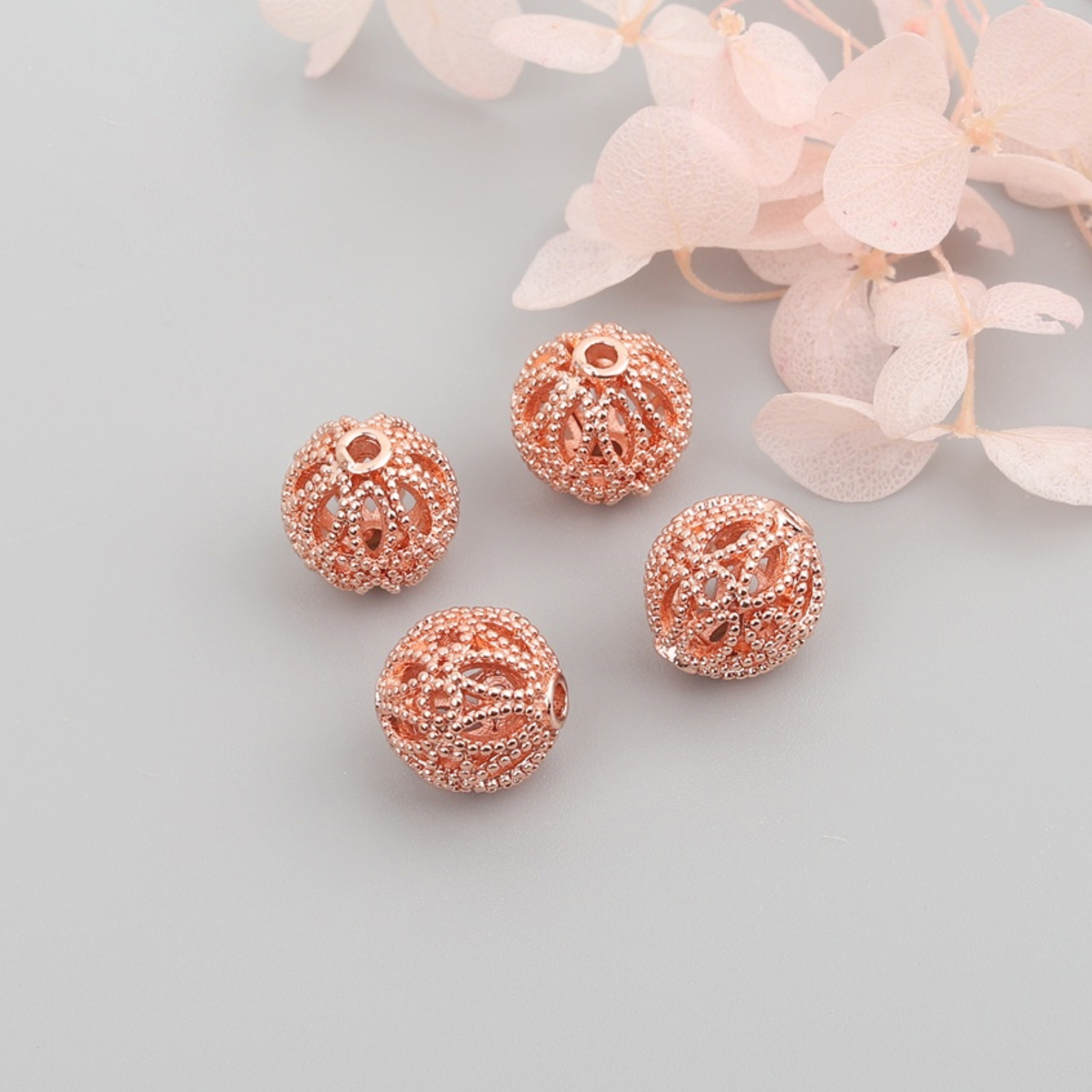 rose gold color 8mm