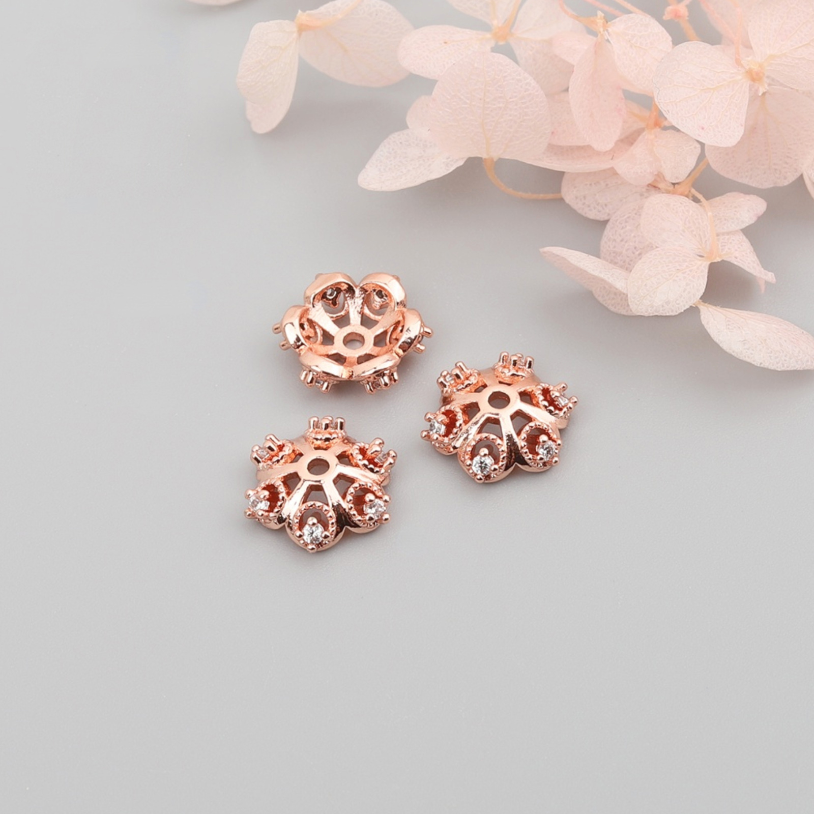 rose gold color 6mm