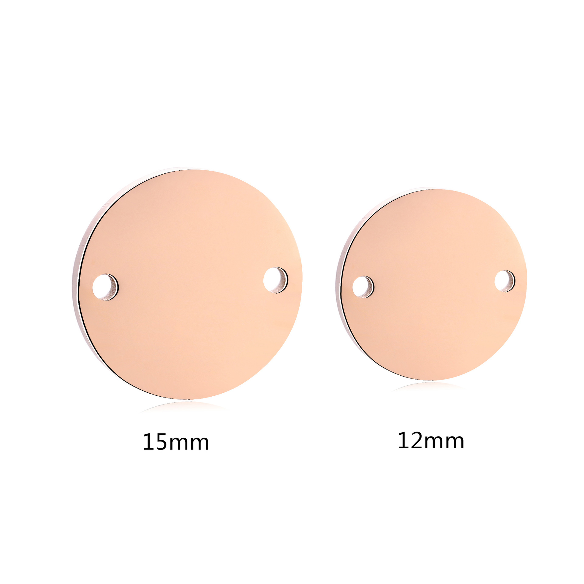 rose gold color 12mm