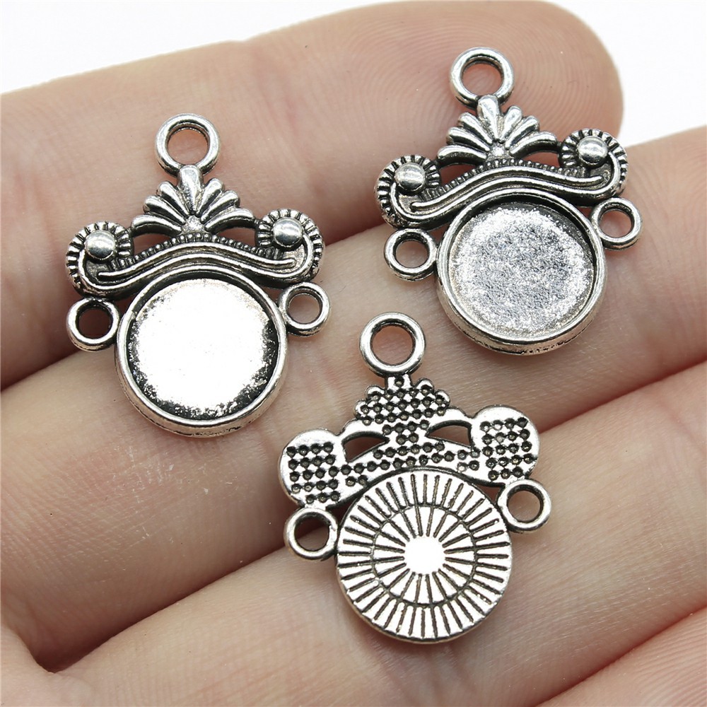 2 antique silver color