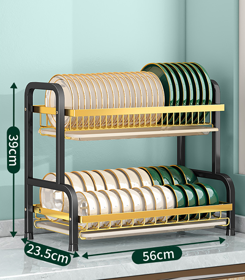 Black gold double layer (plus length) - main frame