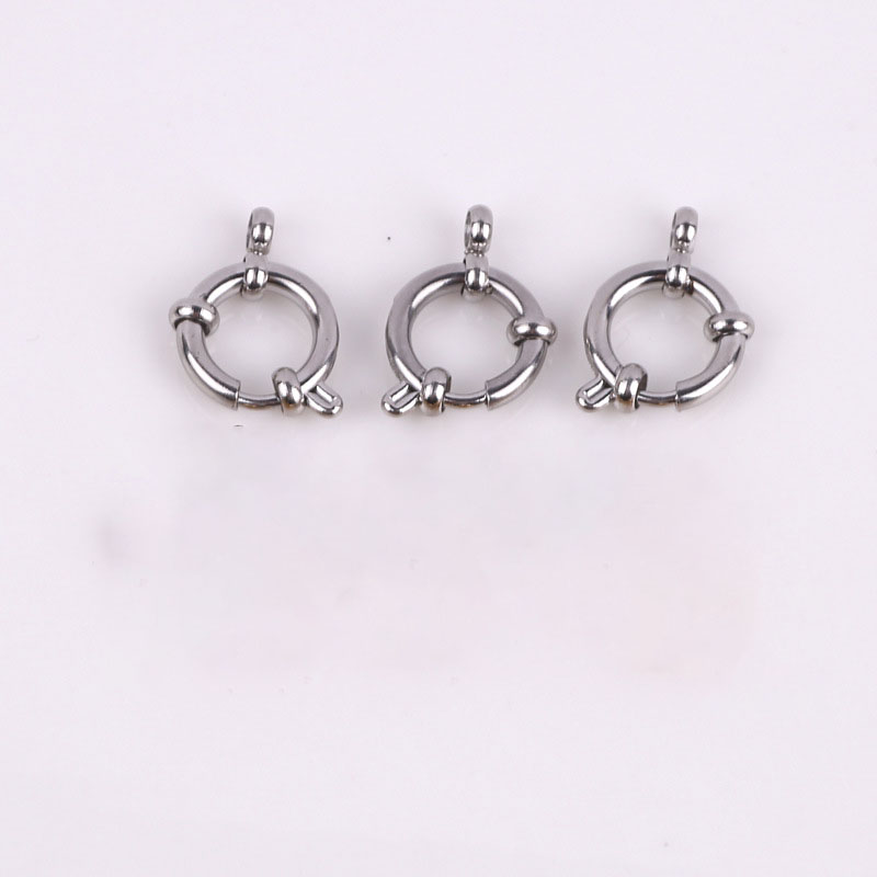 8:3190 steel color 12MM sailor clasp