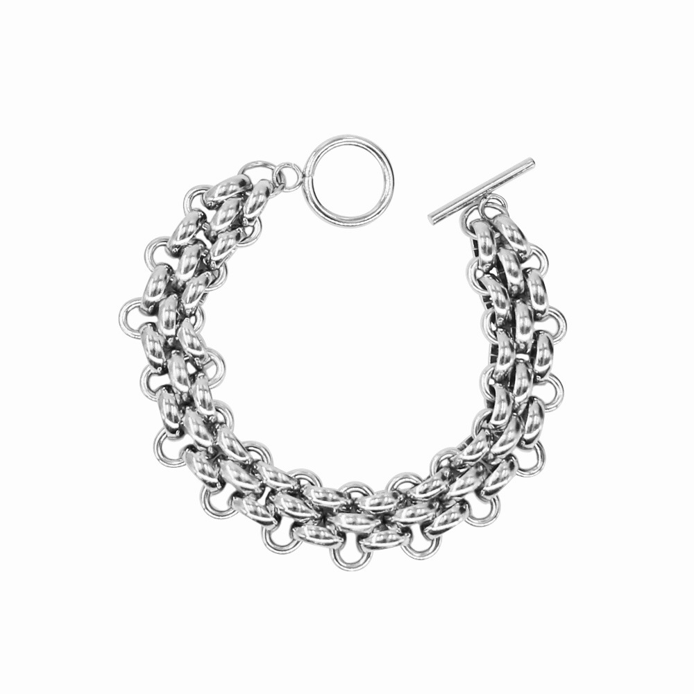 Steel bracelet 18cm