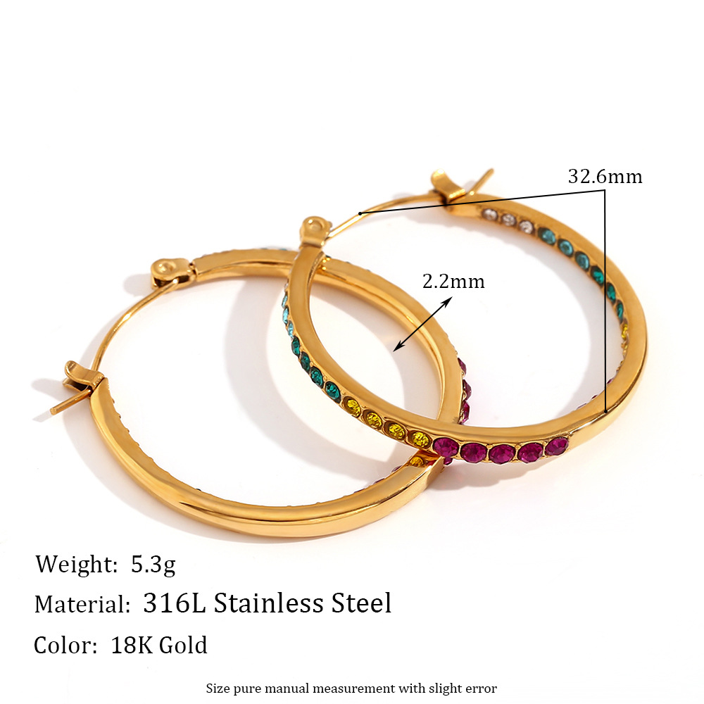 Gold color diamond -32mm