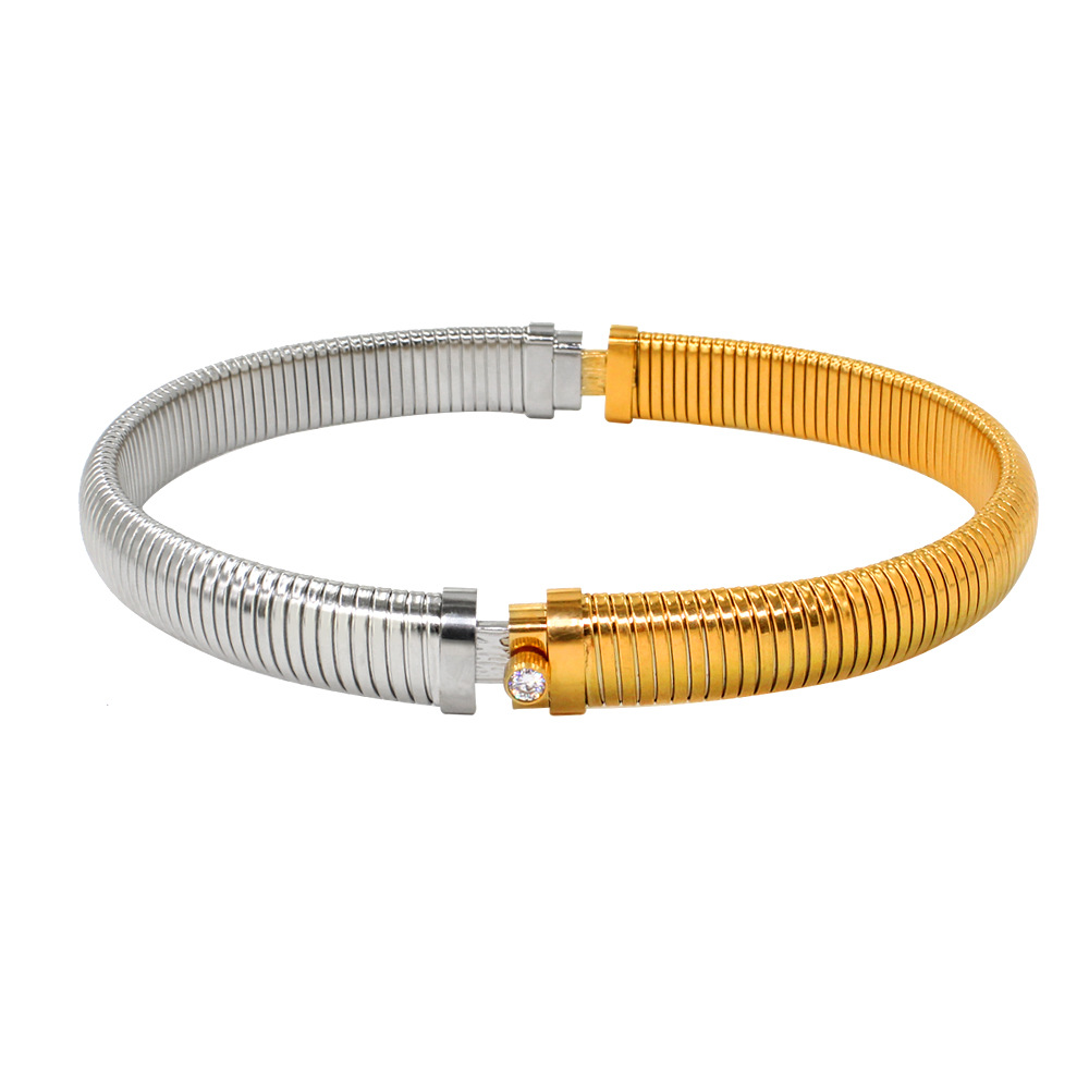 YS809 16mm smooth gold collar